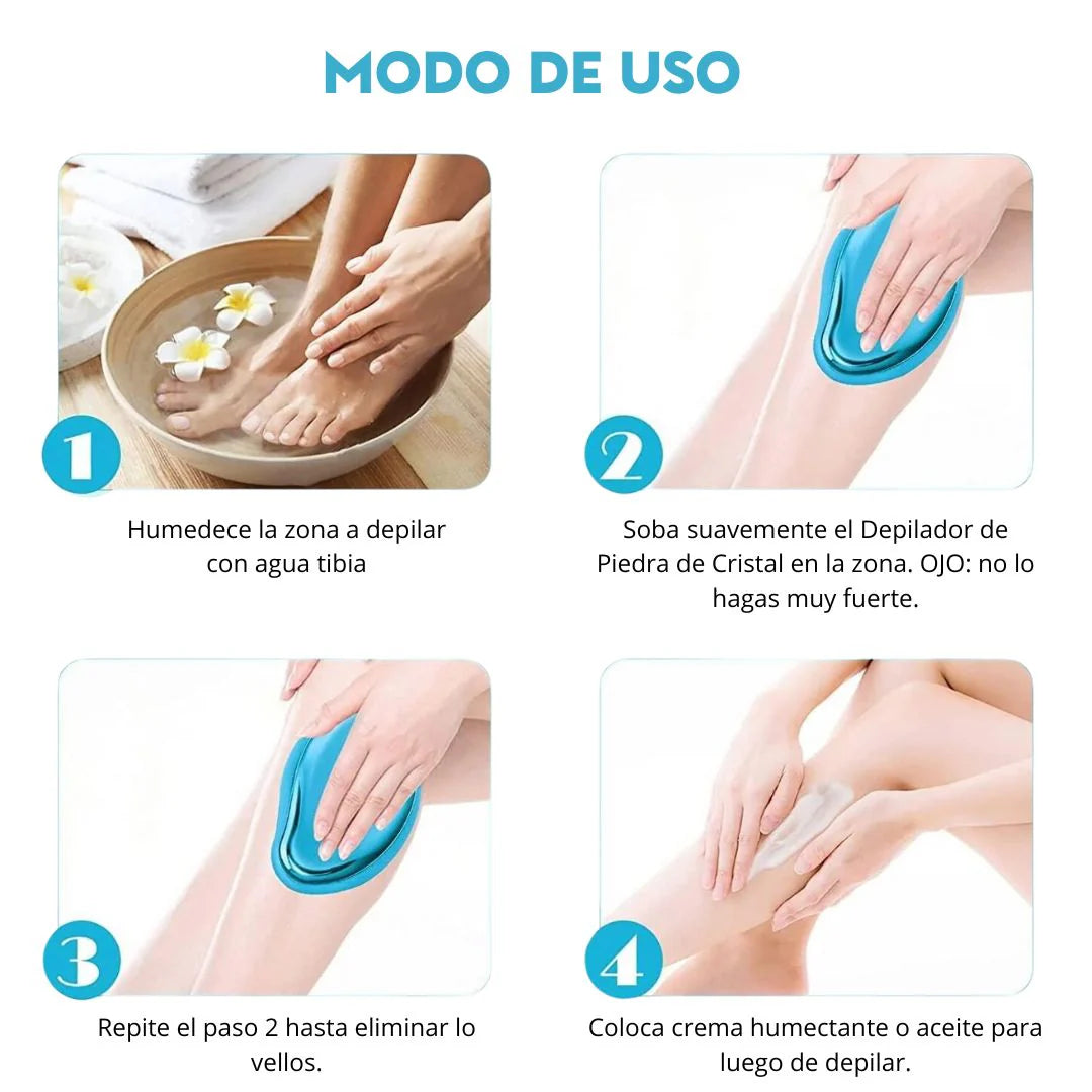 DEPILADORA DE CRISTAL